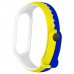 Ремінець до фітнес браслета Armorstandart для Xiaomi Mi Band 4/3 Blue/Yellow (ARM65667)