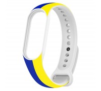 Ремінець до фітнес браслета Armorstandart для Xiaomi Mi Band 4/3 Blue/Yellow (ARM65667)