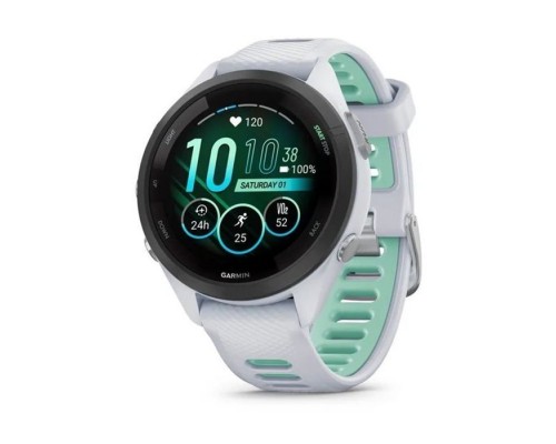 Смарт-годинник Garmin Forerunner 265S, Whitestone, GPS (010-02810-14)