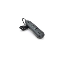 Мережевий фільтр живлення Voltronic TВ-Т16mini, 3роз, 4*USB Black (ТВ-Т16mini-Black)