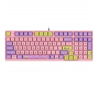 Клавіатура Akko 3098S Patrick 98Key CS Sponge Hot-swappable USB UA RGB Pink (6925758613910)