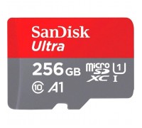 Карта пам'яті SanDisk 256GB microSD class 10 UHS-I Ultra (SDSQUAC-256G-GN6MN)