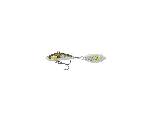 Блешня Savage Gear 3D Sticklebait Tailspin 80mm 18.0g Green Silver Ayu (1854.44.00)