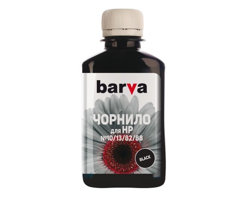 Чорнило Barva HP 10/13/82/88,180 мл, Black, pigmented (H10-673)