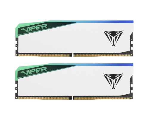 Модуль пам'яті для комп'ютера DDR5 32GB (2x16GB) 6200 MHz Viper Elite 5 RGB Patriot (PVER532G62C42KW)