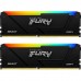 Модуль пам'яті для комп'ютера DDR4 32GB (2x16GB) 3600 MHz FURY Beast RGB Kingston Fury (ex.HyperX) (KF436C18BB2AK2/32)