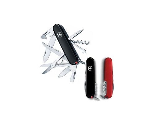 Ніж Victorinox Huntsman Ukraine 91 мм Чорно-червоний (1.3713.3.1)