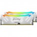 Модуль пам'яті для комп'ютера DDR5 32GB (2x16GB) 7200 MHz Renegade RGB White XMP Kingston Fury (ex.HyperX) (KF572C38RWAK2-32)