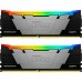 Модуль пам'яті для комп'ютера DDR4 32GB (2x16GB) 3200 MHz RenegadeRGB Kingston Fury (ex.HyperX) (KF432C16RB12AK2/32)