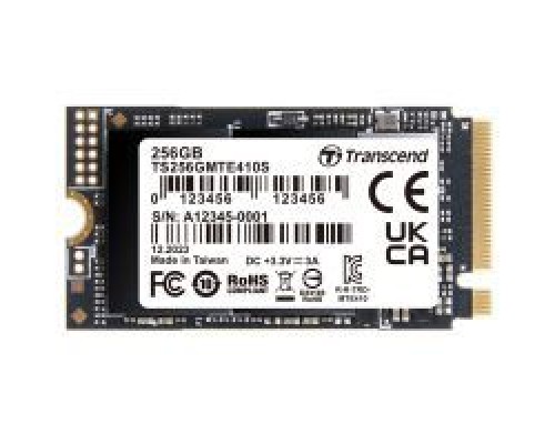 Накопичувач SSD M.2 2242 256GB Transcend (TS256GMTE410S)