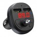 FM модулятор HOCO E41, Black, Box (E41)