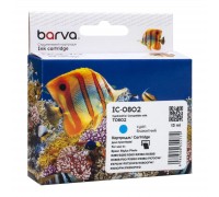 Картридж Barva Epson T0802 (C13T08024010/C13T08024011) 935 ст, cyan (IC-0802)