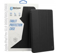 Чохол до планшета BeCover Tri Fold Hard Apple iPad Pro 12.9 2020/2021/2022 Black (709668) (709668)