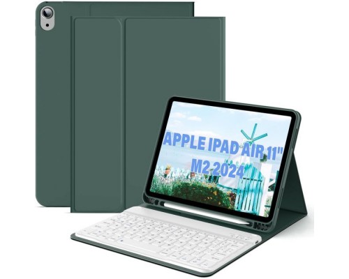 Чохол до планшета BeCover Keyboard Apple iPad Air 11" M2/M3 (2024/2025) Dark Green (711395)