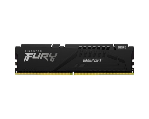 Модуль пам'яті для комп'ютера DDR5 32GB 6000 MHz Beast Black Kingston Fury (ex.HyperX) (KF560C30BB-32)