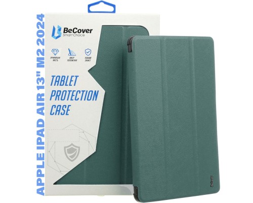 Чохол до планшета BeCover Smart Case Apple iPad Air 13″ M2 2024 Dark Green (711613)