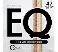 Струни для гітари Cleartone EQ Hybrid Metal Acoustic Ultra Light (10-47) (7810)