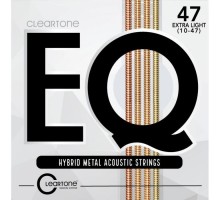 Струни для гітари Cleartone EQ Hybrid Metal Acoustic Ultra Light (10-47) (7810)