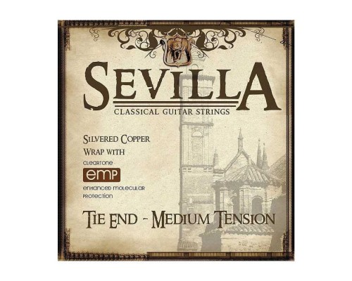 Струни для гітари Cleartone Sevilla Tie End Medium Tension (8440)