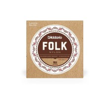 Струни для гітари D'Addario Folk Nylon Ball End Silver Wound / Clear Treble (EJ32C)