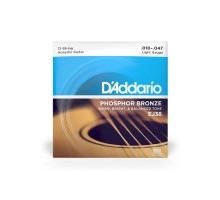 Струни для гітари D'Addario Phosphor Bronze Regular Light 12-String (10-47) (EJ38)