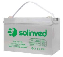 Батарея до ДБЖ Solinved 12V-100Ah, GEL (SLG100-12)