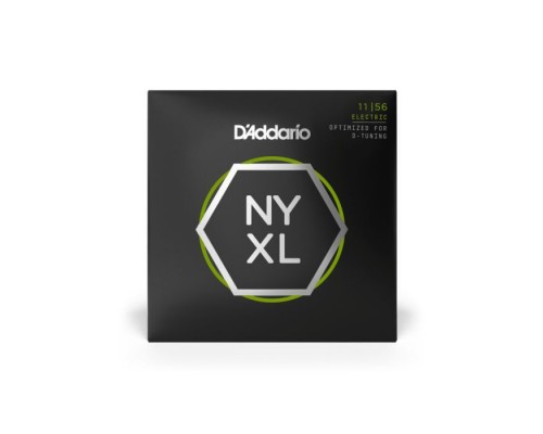 Струни для гітари D'Addario NYXL Medium Top / Extra-Heavy Bottom (11-56) (NYXL1156)