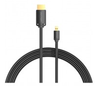 Кабель мультимедійний HDMI M to HDMI micro M 1.5m V2.0 4K 60Hz 18Gbps HDR Dolby Vention (AGIBG)
