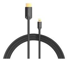 Кабель мультимедійний HDMI M to HDMI micro M 1.5m V2.0 4K 60Hz 18Gbps HDR Dolby Vention (AGIBG)