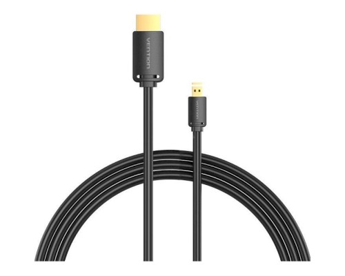 Кабель мультимедійний HDMI M to HDMI micro M 1.5m V2.0 4K 60Hz 18Gbps HDR Dolby Vention (AGIBG)