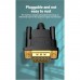 Кабель мультимедійний VGA M to VGA M 2.0m ferrite Vention (DAEBH)