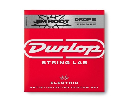 Струни для гітари Jim Dunlop Jim Root String Lab Series Guitar Strings 11-56 | Drop B (JRN1156DB)