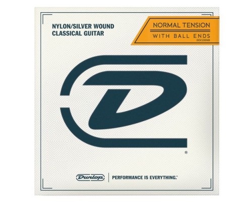 Струни для гітари Jim Dunlop Normal Tension Ball End Classical Guitar Strings (DCV100NB)