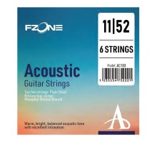 Струни для гітари Fzone Acoustic Phosphor Bronze (11-52) (AC103)