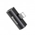 Перехідник L46 Lightning (1 Male / 2 Female) Black Baseus (CAL46-01)