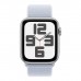 Смарт-годинник Apple Watch SE 2024 GPS 40mm Silver Aluminium Case with Blue Cloud Sport Loop (MXEE3QH/A)