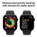 Смарт-годинник Apple Watch Series 10 GPS 46mm Jet Black Aluminium Case with Black Sport Band - S/M (MWWP3QH/A)
