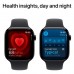Смарт-годинник Apple Watch Series 10 GPS 46mm Jet Black Aluminium Case with Black Sport Band - S/M (MWWP3QH/A)