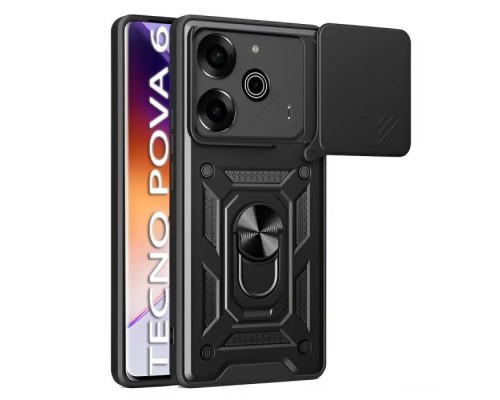 Чохол до мобільного телефона BeCover Military Tecno POVA 6 (LI7) Black (712167)