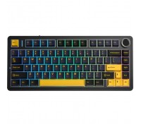 Клавіатура Aula F75 Gasket Greywood V3 switch Hot-Swap PBT Wireless/Bluetooth/USB Black (6948391208626)