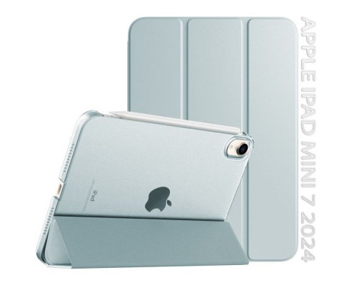 Чохол до планшета BeCover Tri Fold Hard Apple iPad Mini 7 2024 Light Blue (712453)