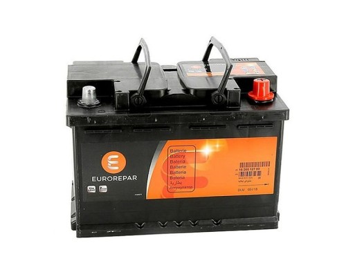 Акумулятор автомобільний EUROREPAR 74Ah 680A R+ (1648431780)