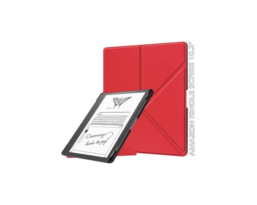 Чохол до електронної книги BeCover Ultra Slim Origami Amazon Kindle Scribe 10.2″ Red (712581)