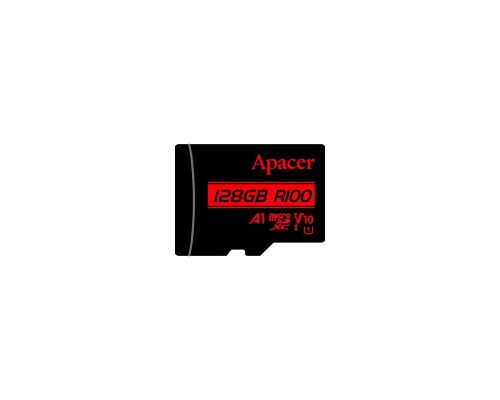 Карта пам'яті Apacer 128GB microSD class 10 UHS-I V10 A1 (AP128GMCSX10UB-RA)