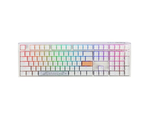 Клавіатура Ducky One 3 Cherry MX Blue RGB UA USB White (DKON2108ST-CUAPXPWWWSC1)