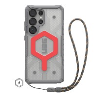 Чохол до мобільного телефона UAG Samsung Galaxy S25 Ultra Pathfinder Clear with Magnet Bundle Active Lava Lanyard (2144831BV02)