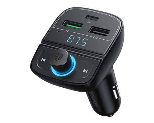 FM модулятор UGREEN CD229 Bluetooth Car Charger (5.0+PD+QC3.0+USB Flash Drive+TF (CD229)