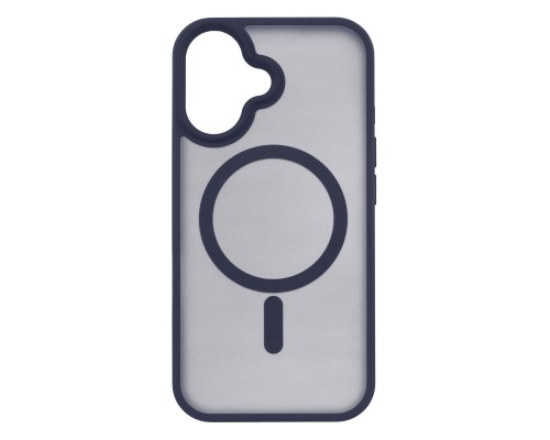 Чохол до мобільного телефона 2E iPhone 16 Soft Touch MagSafe Cover dark blue (2E-IPH-16-OCLS-DL)