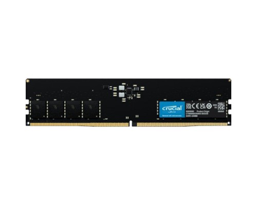 Модуль пам'яті для комп'ютера DDR5 16GB 4800 MHz Micron (CT16G48C40U5T)