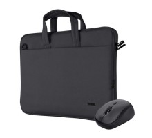 Сумка для ноутбука Trust 16" BOLOGNA Slim Eco + Mouse, Set black (24988)